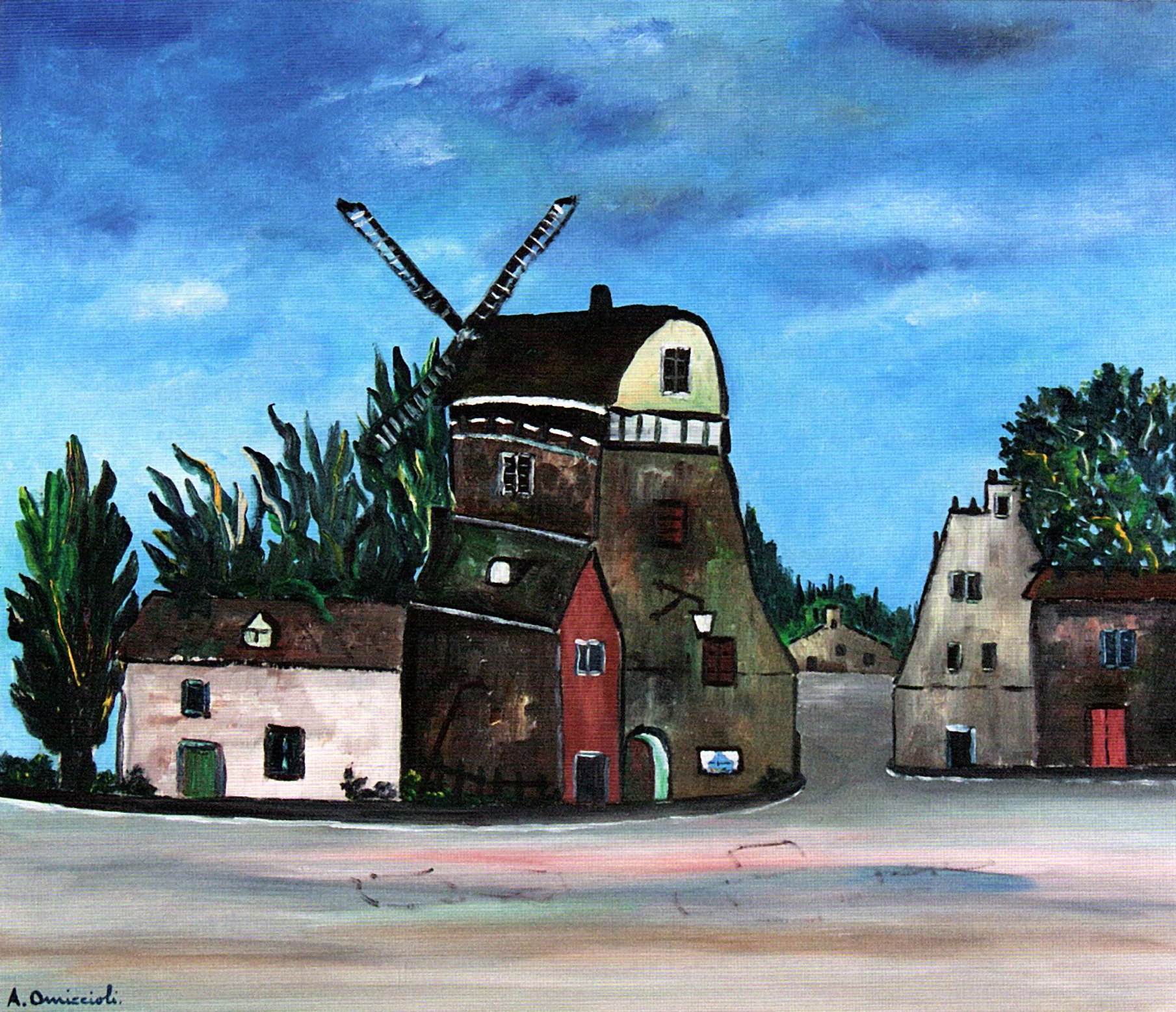 Vecchio mulino a Delft, 1982